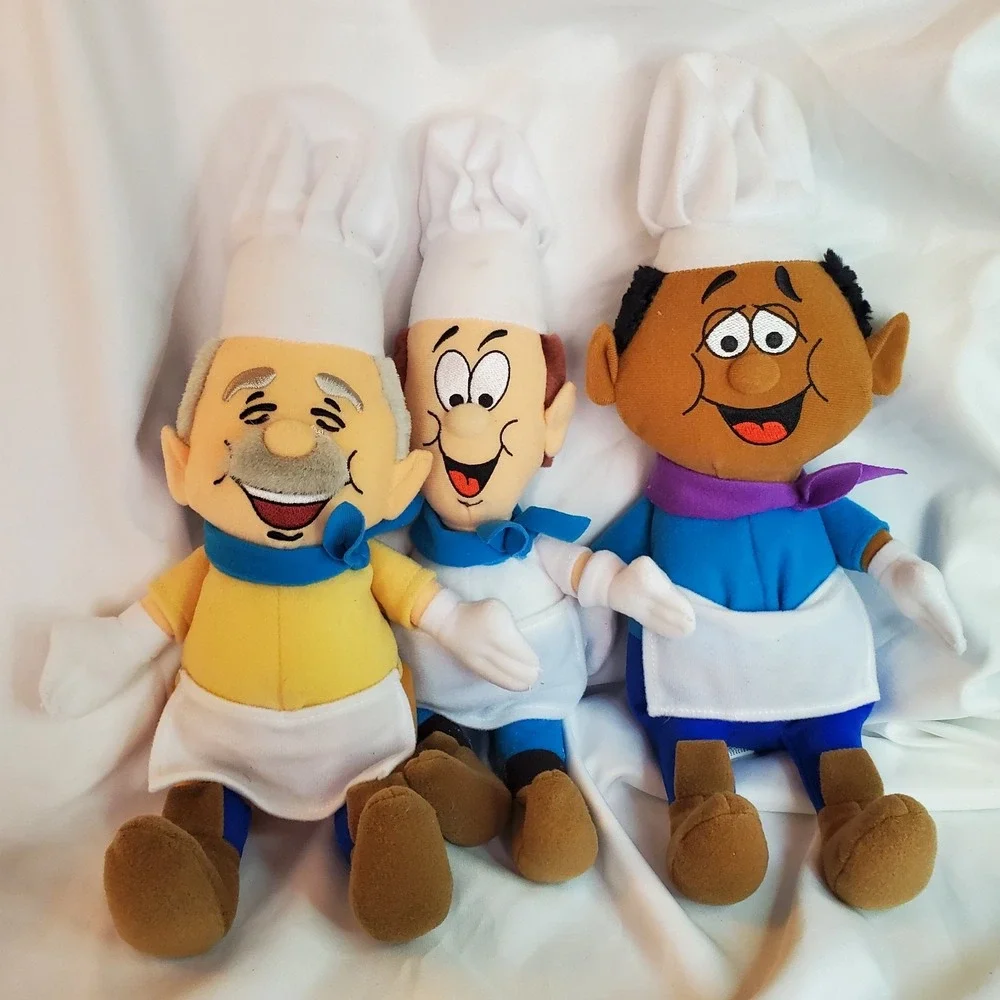 2001 Keebler Elves Plush Animal Fair Dolls Set of‎ 3 Cookie